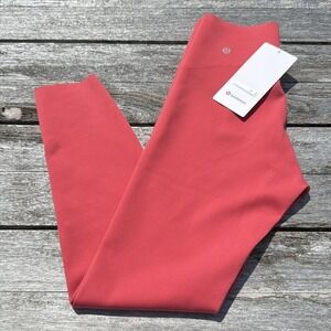 Lululemon Glow Up Super-High-Rise Tight 25" Desert Red size‎ 6 NWT